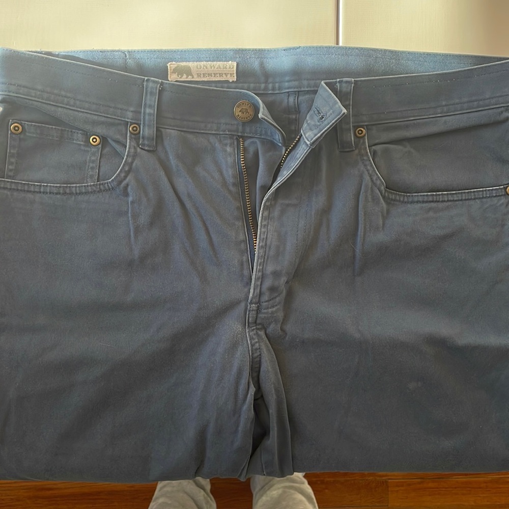 Onward Reserve Stretch 5 pocket chinos - blue 34x34